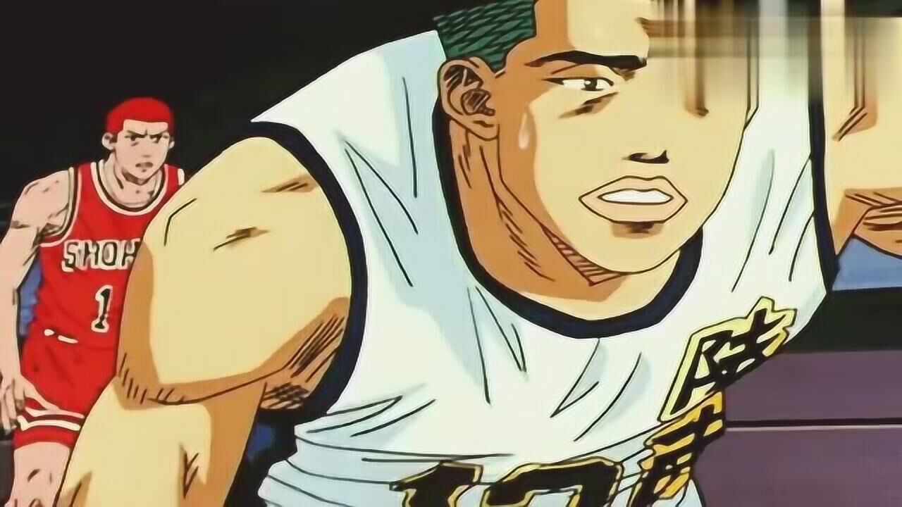 灌篮高手陵南"杀戮武器"福田"单刀突击",三井寿机智解围