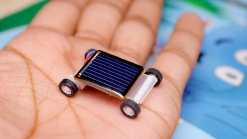 太阳能汽车不就是这个原理吗，小伙这么一想，先做个模式试试