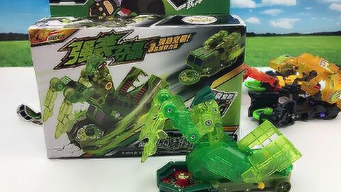 机甲兽神爆裂飞车丛林潜伏者变形玩具