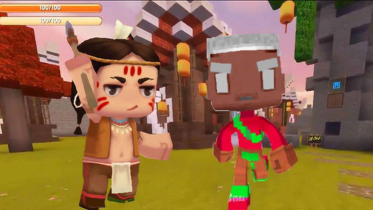 迷你世界解密 穿越清朝,解救无辜村民