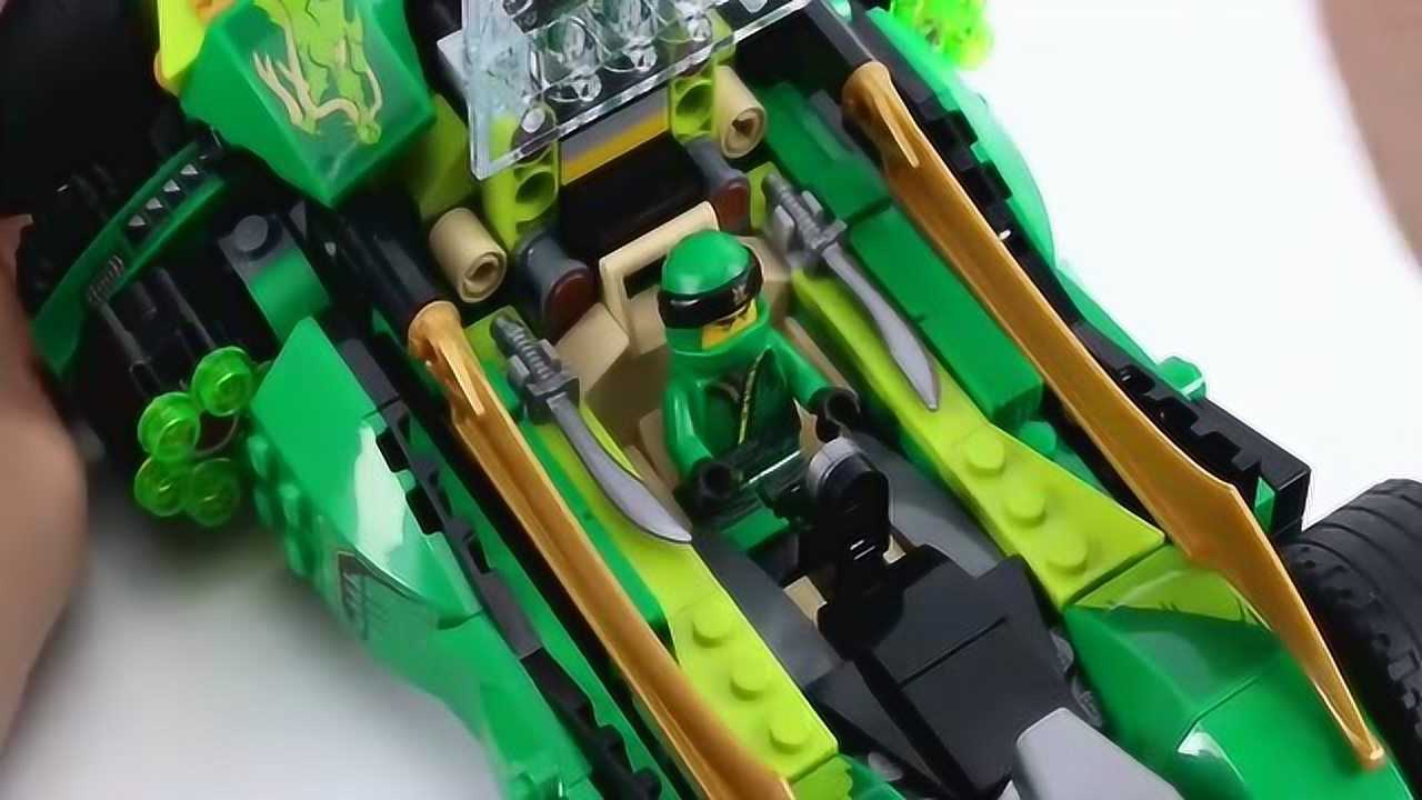 乐高幻影忍者出击劳埃德的高速连发夜行战车酷毙了