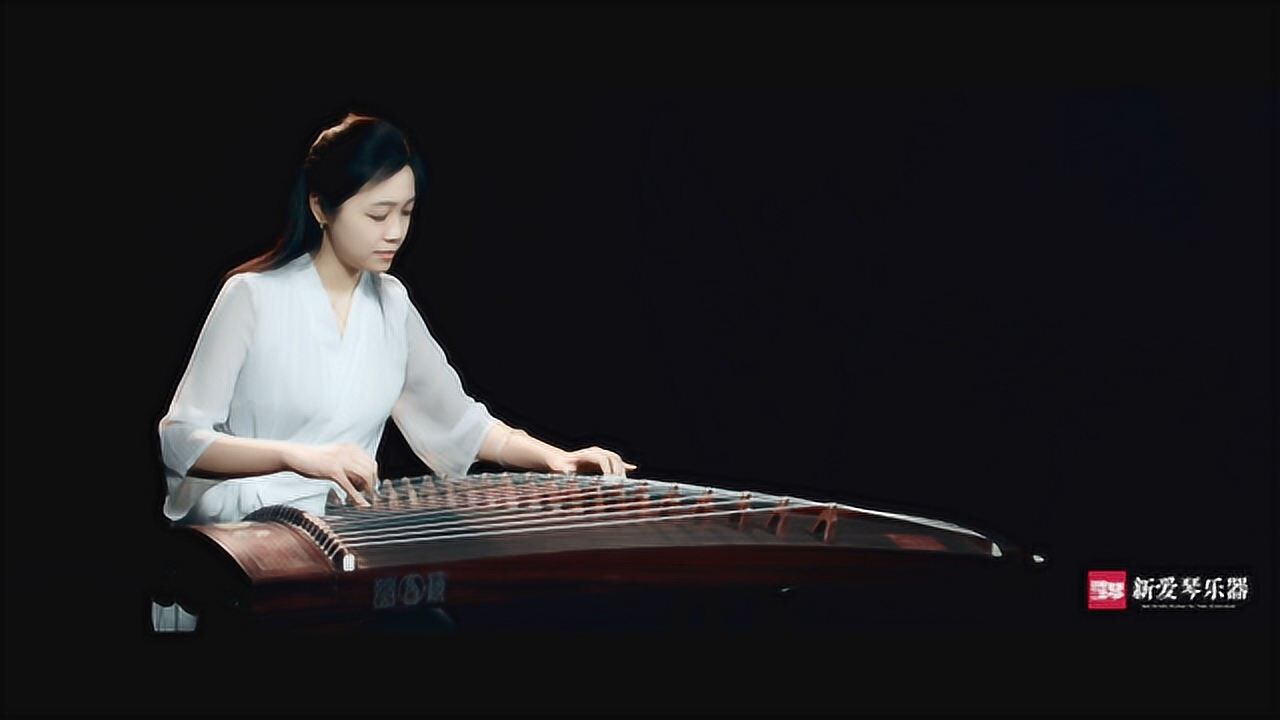 幽韵古筝演奏芙蓉雨温婉的琴声禅意画风十足看得人心醉
