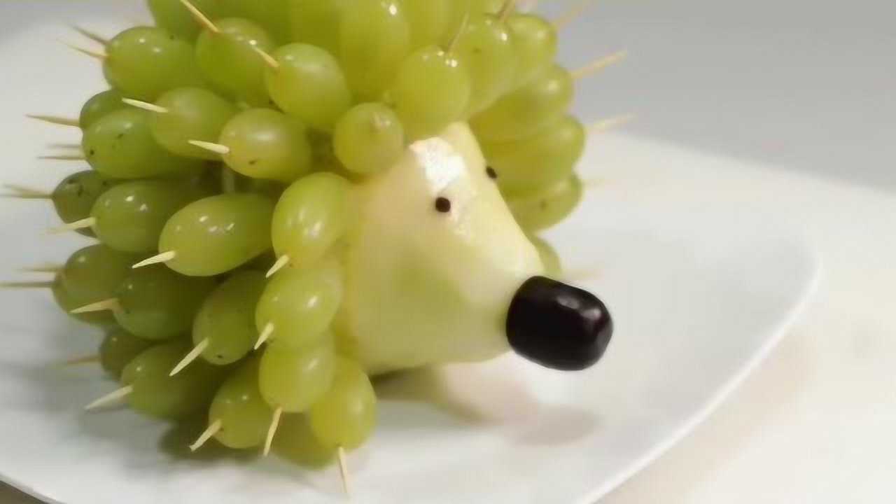 小刺猬苹果梨水果拼盘,66666.居家过日子,要有好法子._腾讯视频