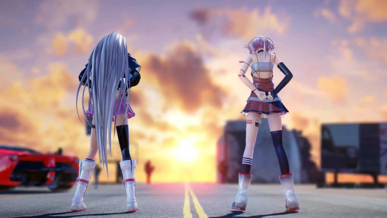 二次元美女宅舞曲 mmd