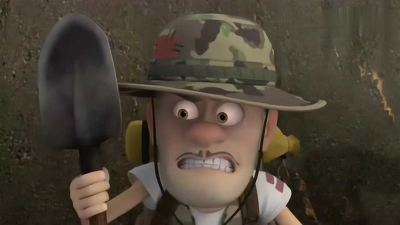 熊出没之探险日记:光头强掉进陷阱 倒霉的总是光头强