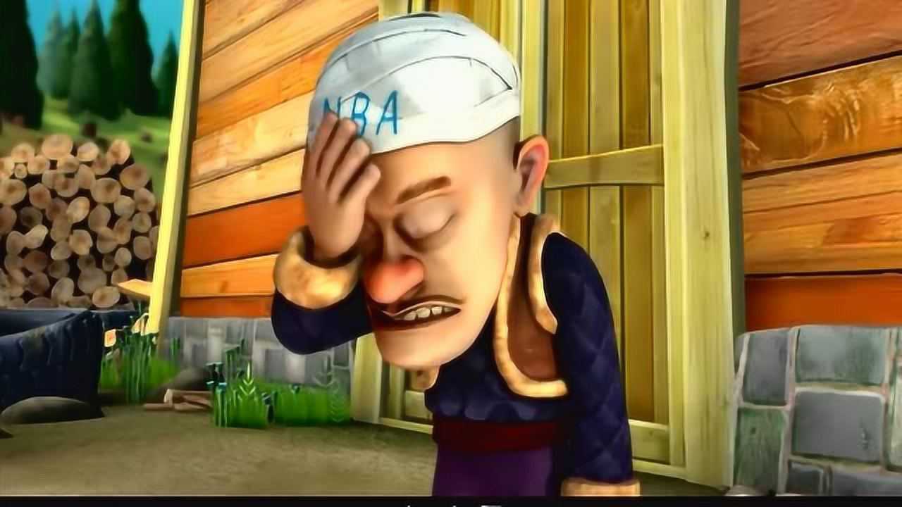 熊出没看光头强打篮球能笑断门牙