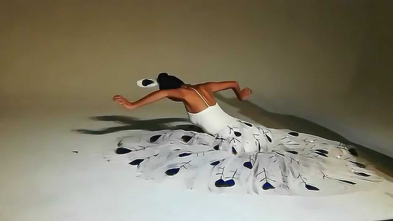 模仿杨丽萍的孔雀舞有几分相似