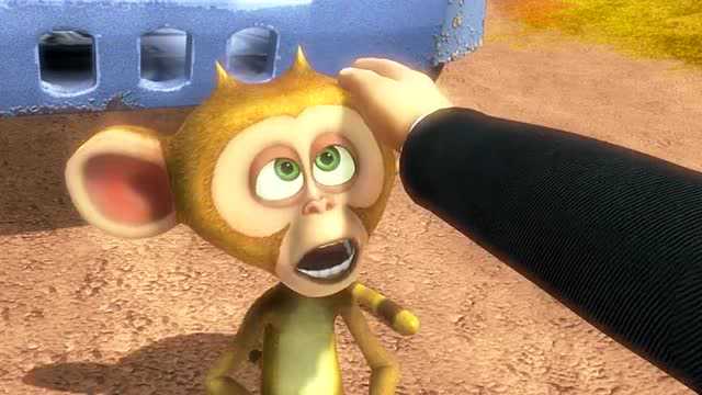 熊出没之秋日团团转:小光开车差点撞到了毛毛._腾讯视频