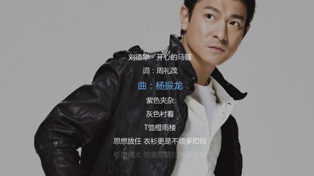 刘德华开心的马骝有多少80后喜欢这首歌好听
