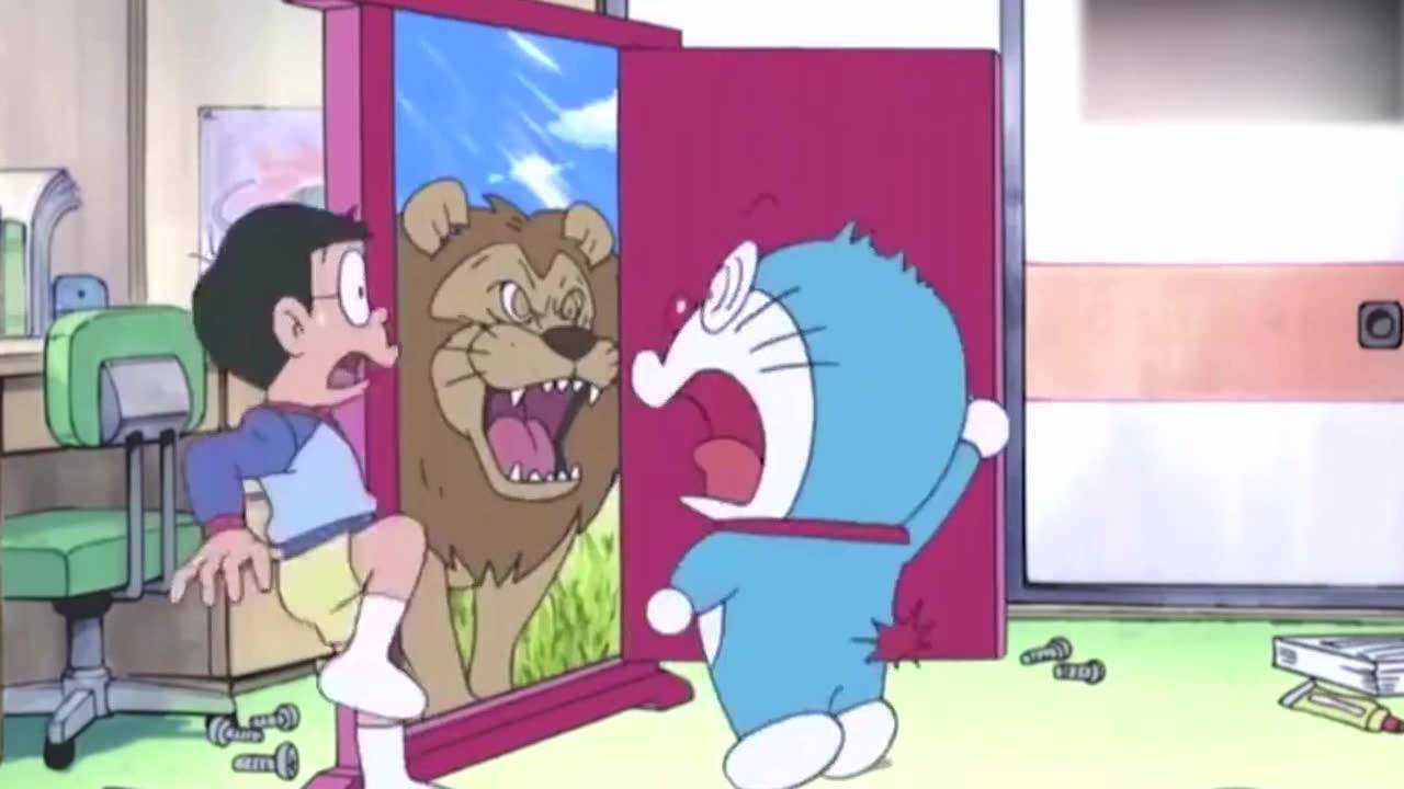 哆啦a梦任意门居然失控了大雄想去一趟夏威夷不容易啊