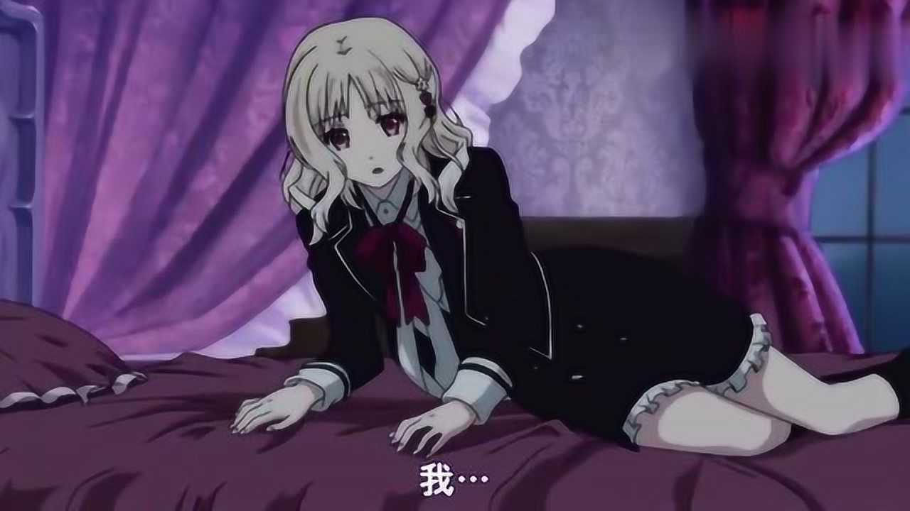 恋爱动漫;小森唯好美,晕倒了还有那么帅气的吸血鬼抱住