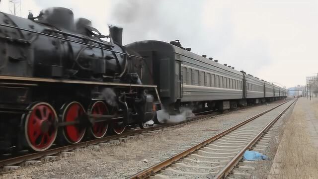 中国蒸汽火车出动,旅客列车调兵山到法库,复古的味道