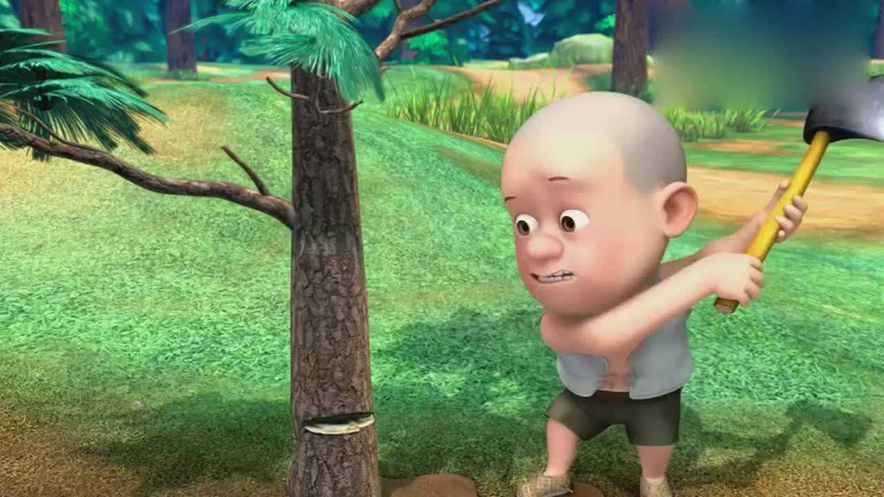 熊出没:励志的光头小强强!