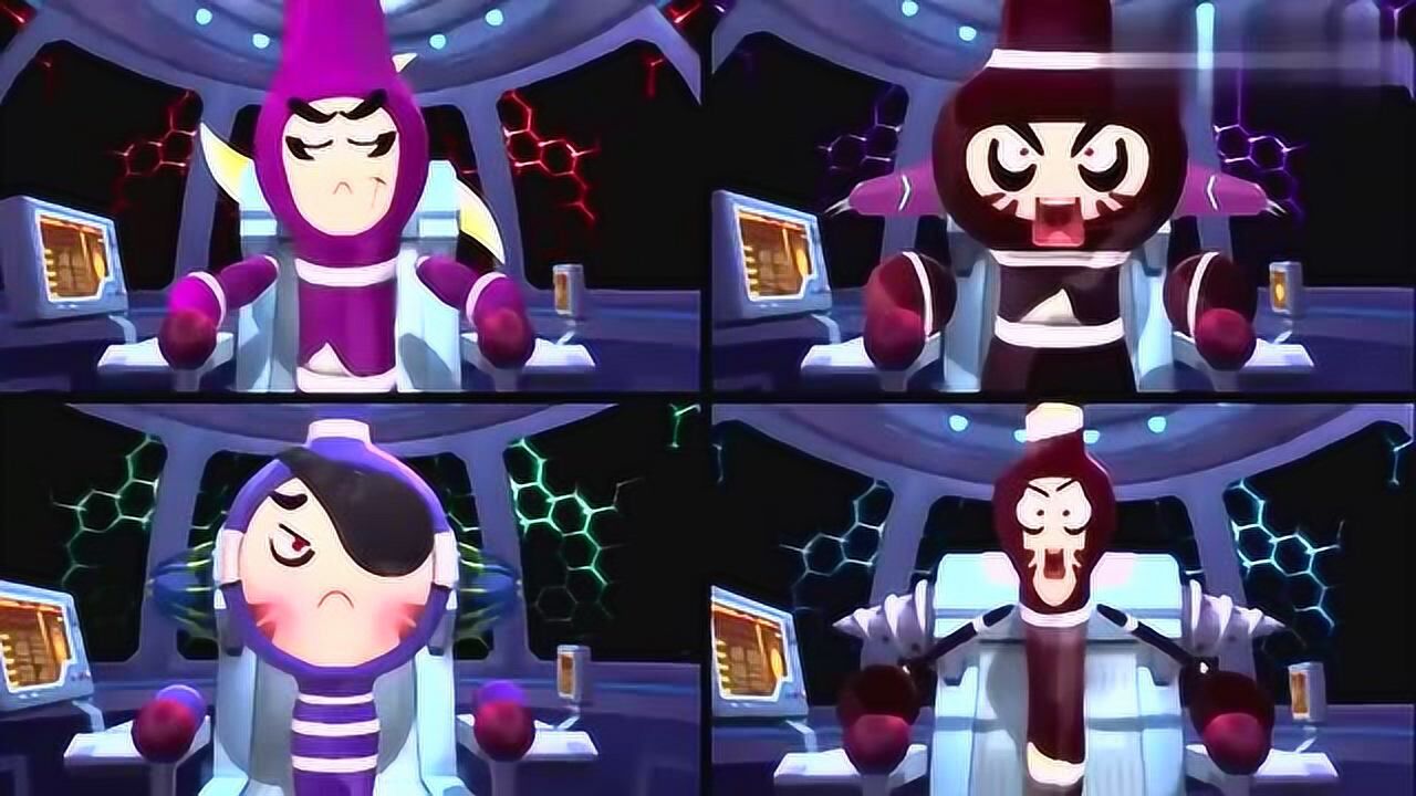 果宝特攻果宝武者击败四大恶贼一举捣毁巨炮城终于胜利了