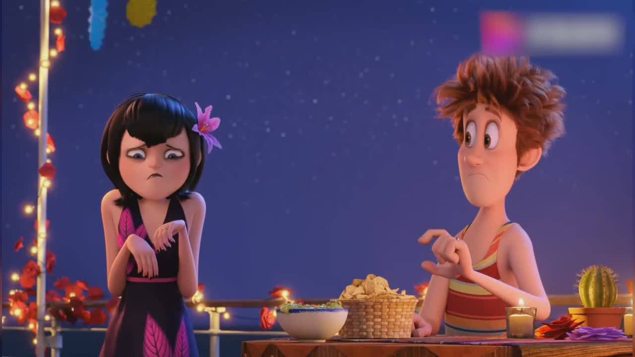 精灵旅社3你放屁都这么可爱宝贝梅维斯的表情太可爱了