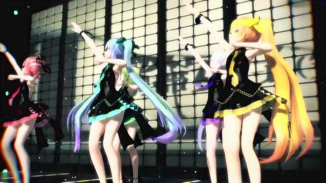 MMD初音MikuTetoNeruGUMIHaku——被害妄想携帯女子