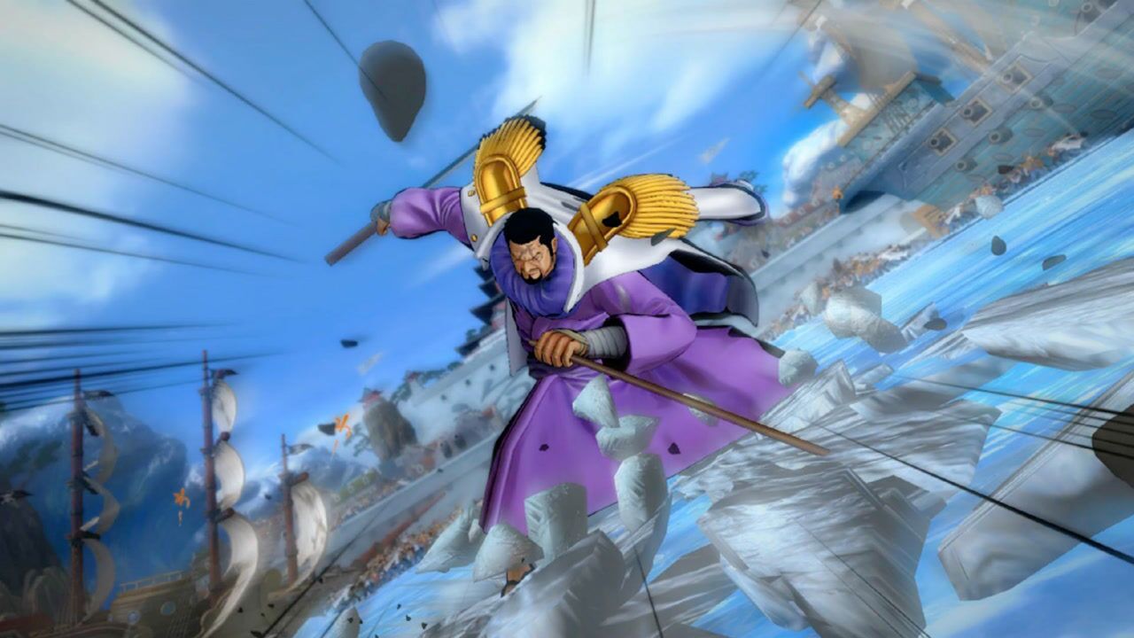 海贼王燃烧之血:藤虎必杀技特写画面演示 重力果实天降陨石