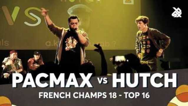 PACMAX vs HUTCH  French Beatbox Championship 2018  Top 16