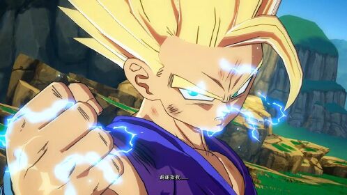 龙珠斗士z:超级赛亚人孙悟饭,身体带电一穿三