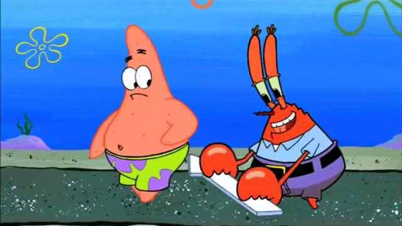 派大星好厉害就往那一站为蟹老板狂赚300万