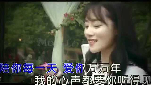 龙馨悦「爱你万万年」原版MV~KTV字幕版