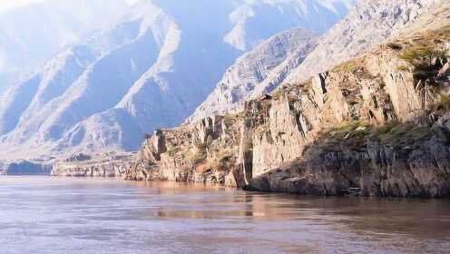 黄河上难得一见的自然景观，白银水川黄河大峡，美的如同仙境