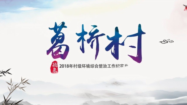 颍泉区2018年村级环境综合整治工作纪实——葛桥村