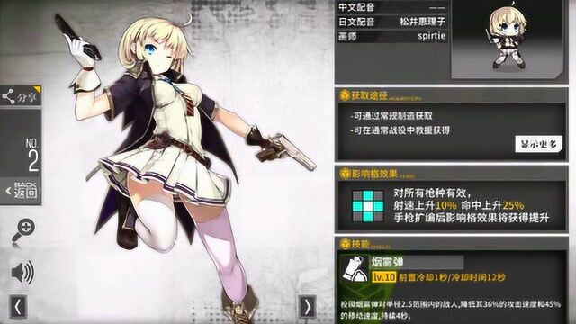 《少女前线》:人形介绍,M1911!