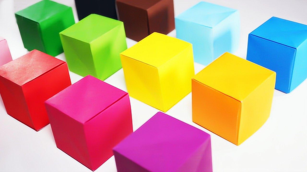 创意折纸diy教程,教你折叠一个正方体_腾讯视频