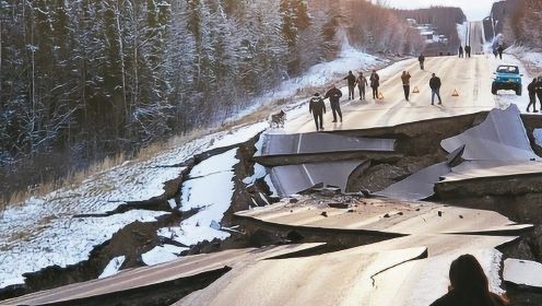 侣行：道路损毁、海啸、停电，侣行在美国突遇阿拉斯加7.0级大地震