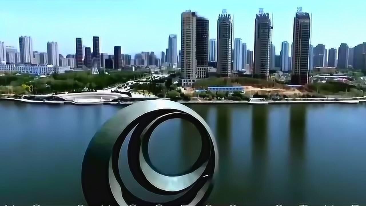 航拍中国被誉为东方贸易总汇和关外上海之称的辽宁省营口市