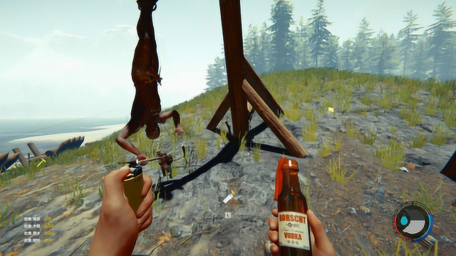 迷失森林11我用套索陷阱抓了个野人拷问出藏宝图的秘密