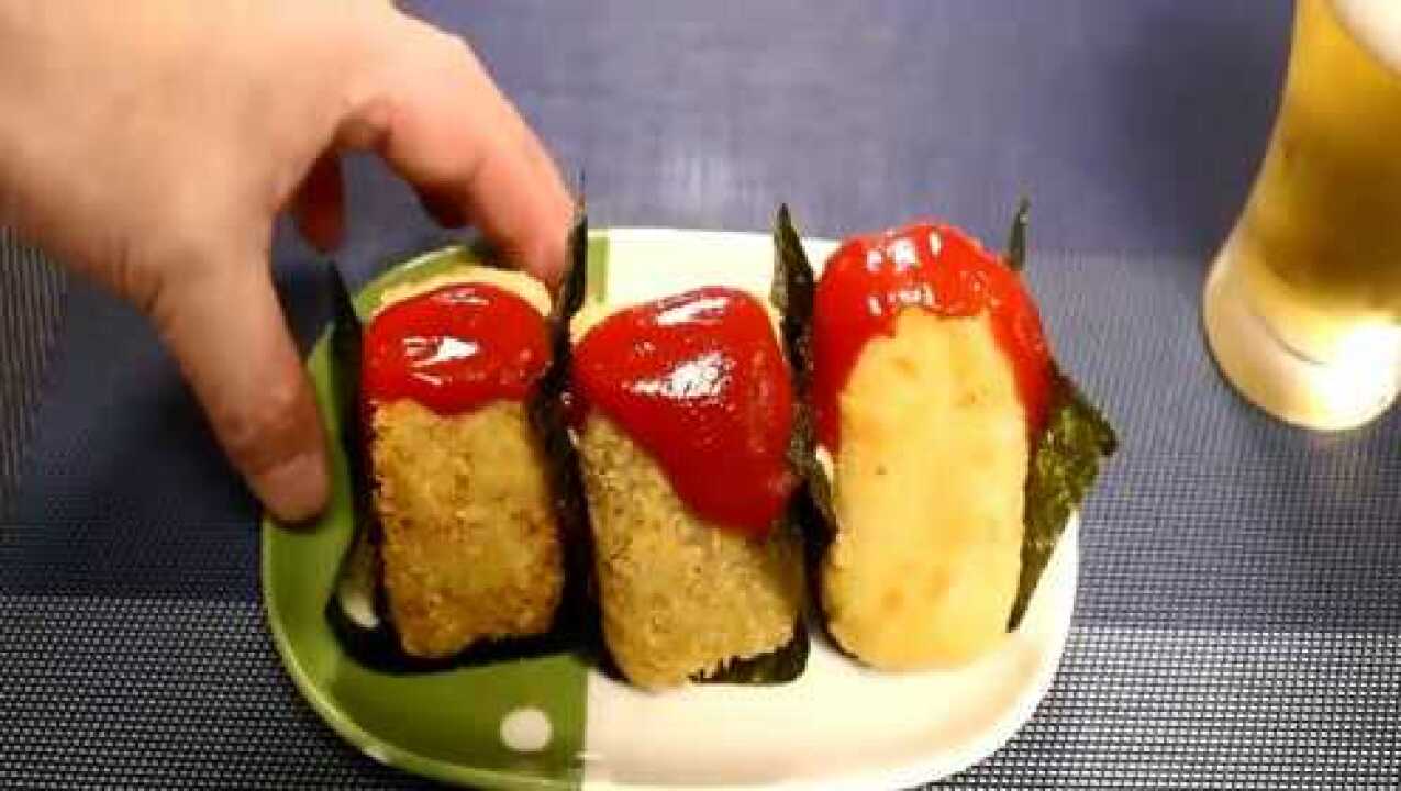 纪录极品美食:美味又好吃的油炸米团太香了