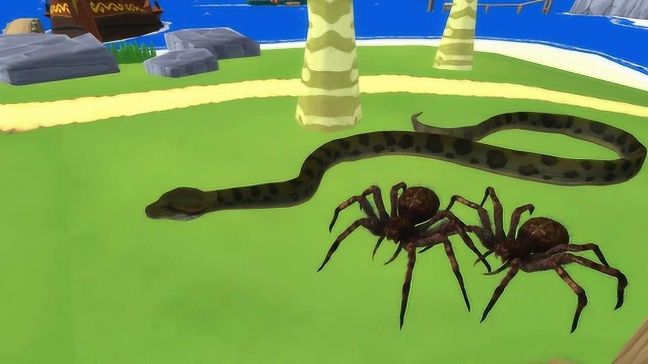 gmod游戏蜘蛛和蛇是怎么打架的呢