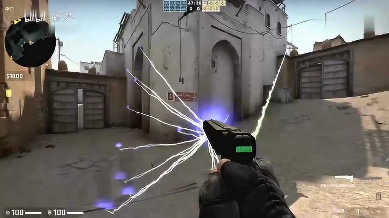 CSGO真正的电击枪！你有曾想过能连发的电击枪是啥样吗？_腾讯视频