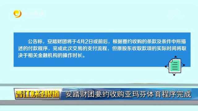 安踏财团要约收购亚玛芬体育程序完成