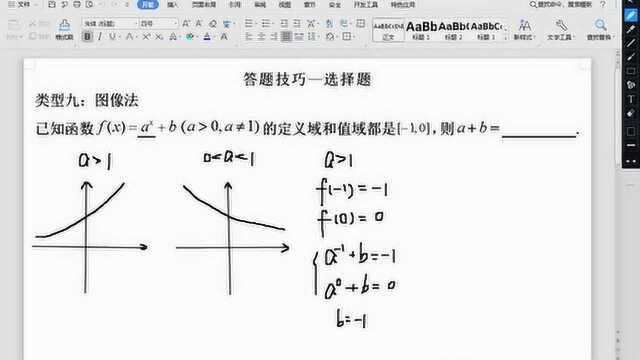 答题技巧图像法