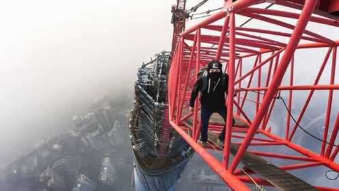 高达632米的上海中心大厦，乱风摆动幅度超过1米，你敢去游玩吗