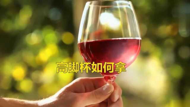 红酒杯到底怎么拿才正确?