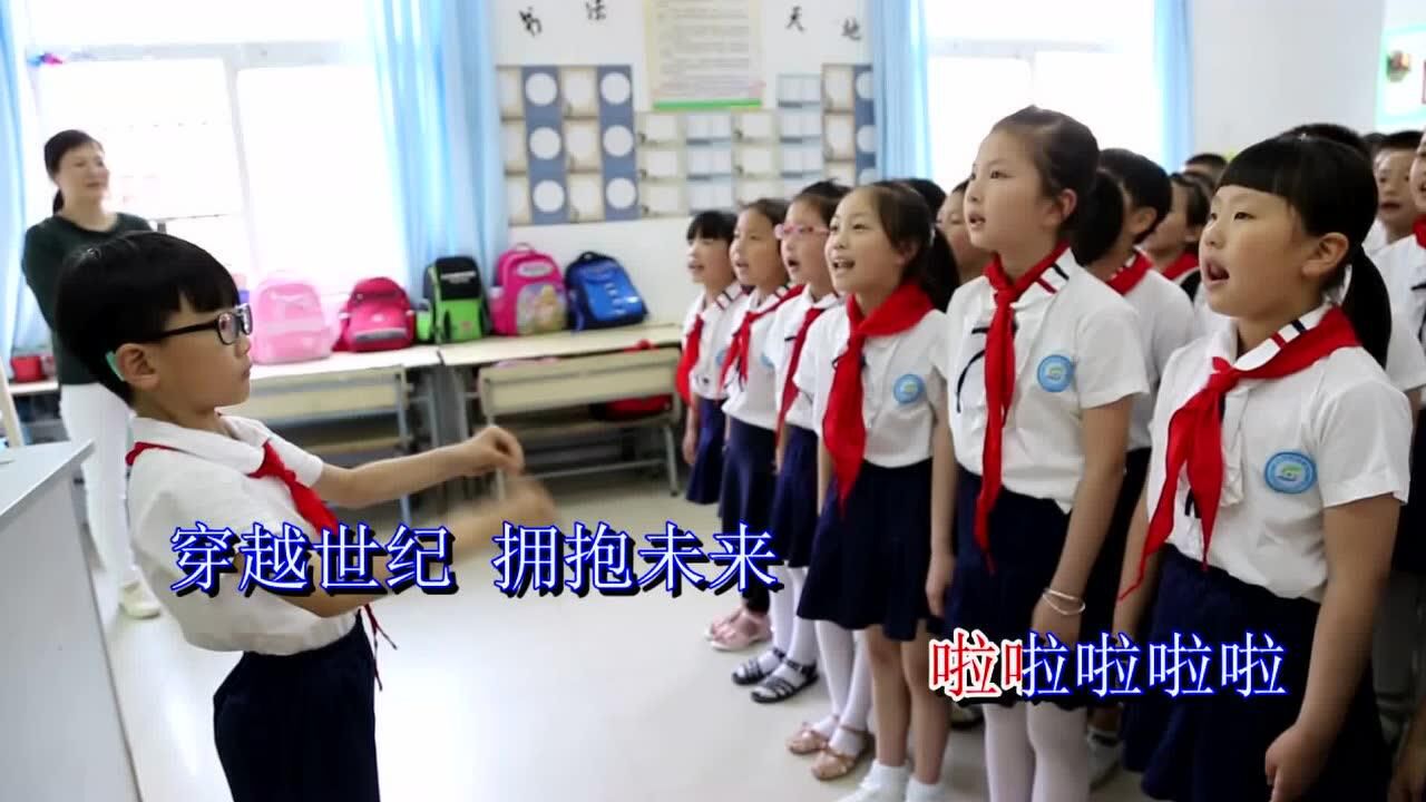 庐江县城关小学2018年三年级演唱校歌活动视频