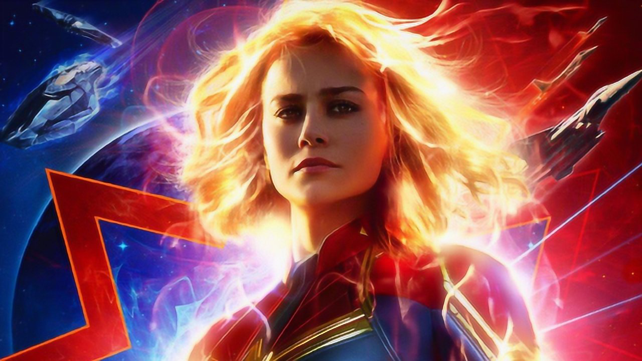 惊奇队长完美ending,发光的惊队太帅了