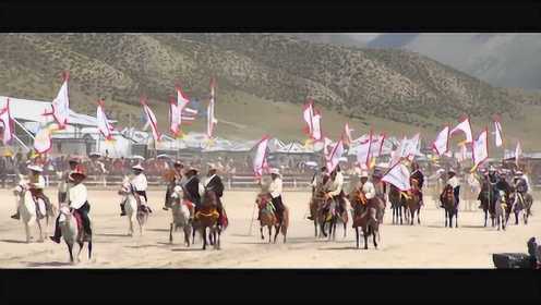 西藏当吉仁赛马节