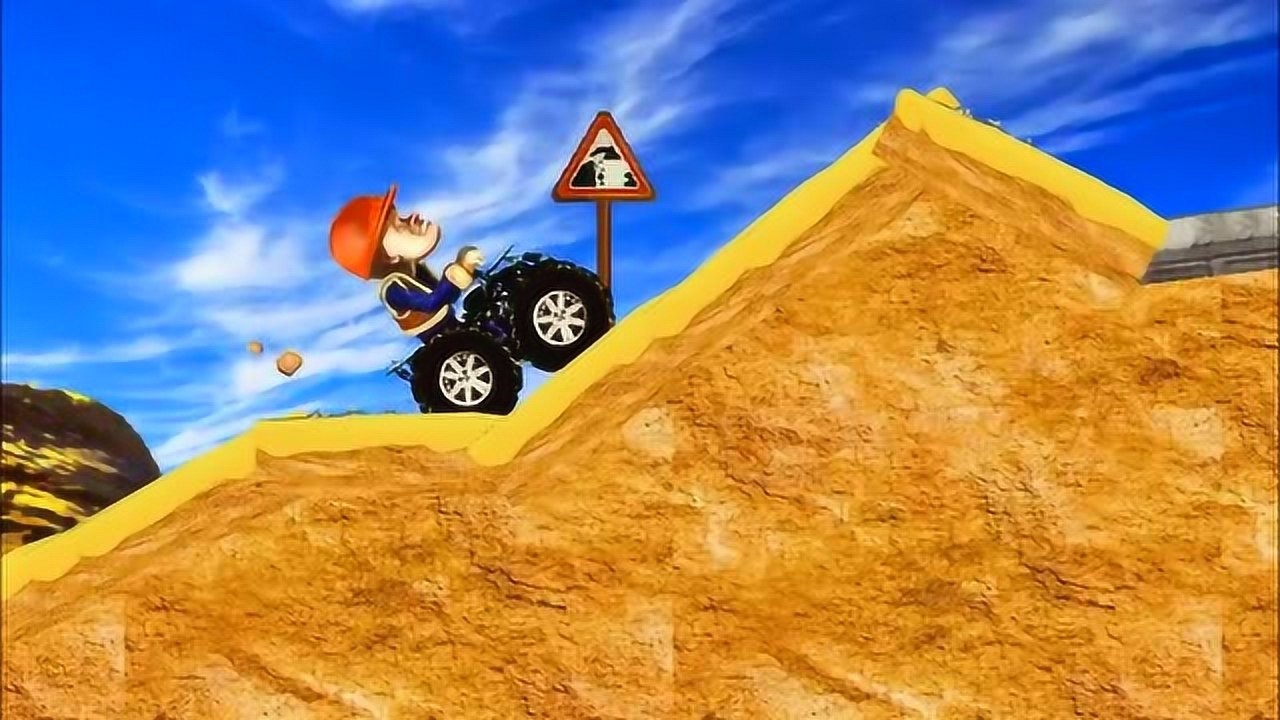 熊出没光头强骑摩托车闯红灯游戏