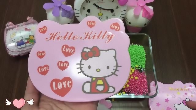 凯特猫泥混合凯特猫装饰品制作凯特猫史莱姆