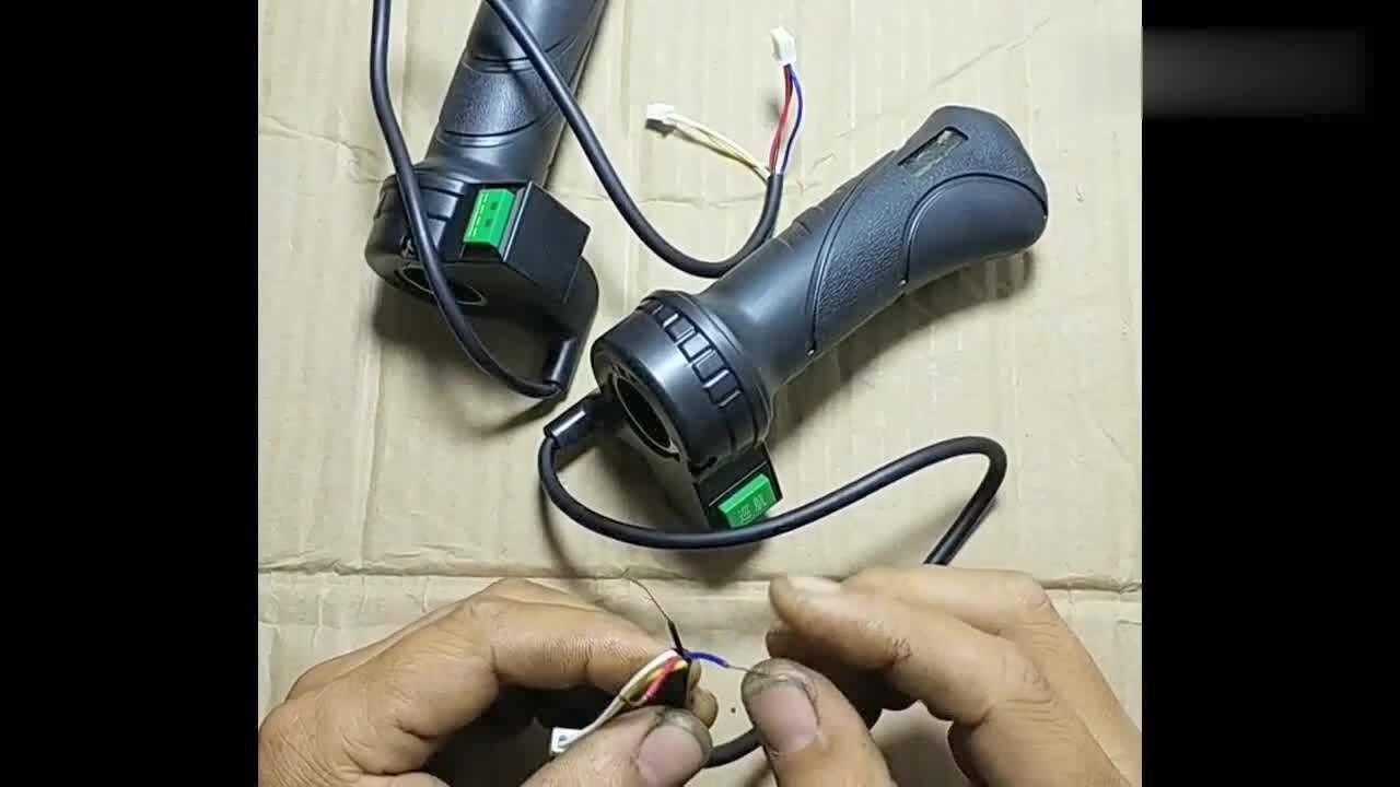 电动车转把线怎样连接认清这三条线路就可以一看就会