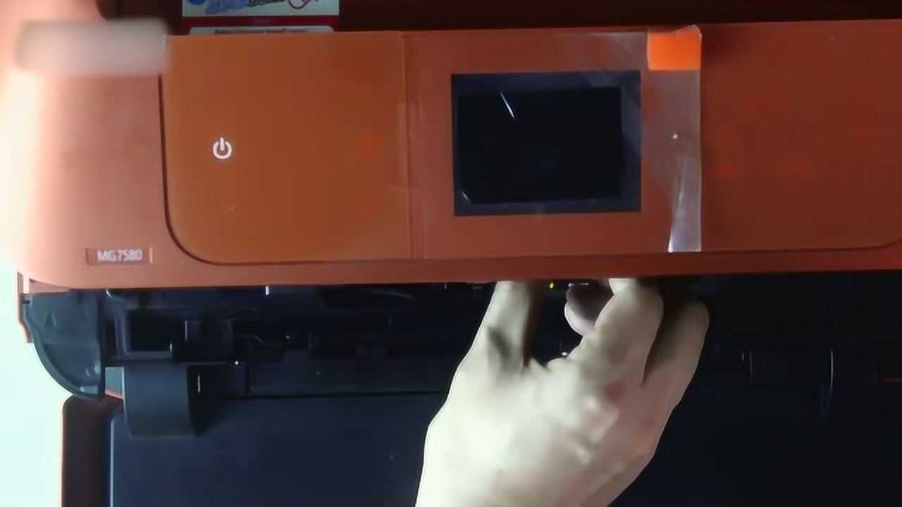 佳能mg2580s黄灯闪烁怎么办