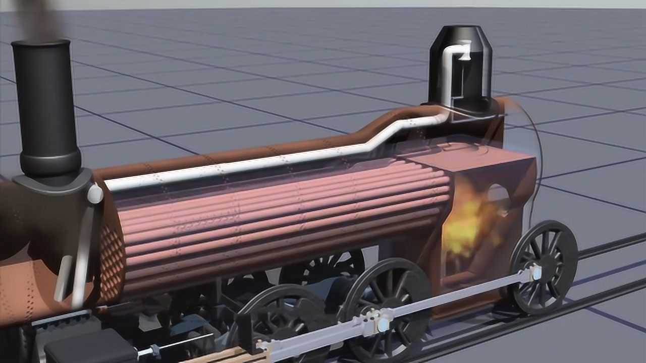 蒸汽火车的工作原理是什么?看完3d动画演示后,网友:涨知识了