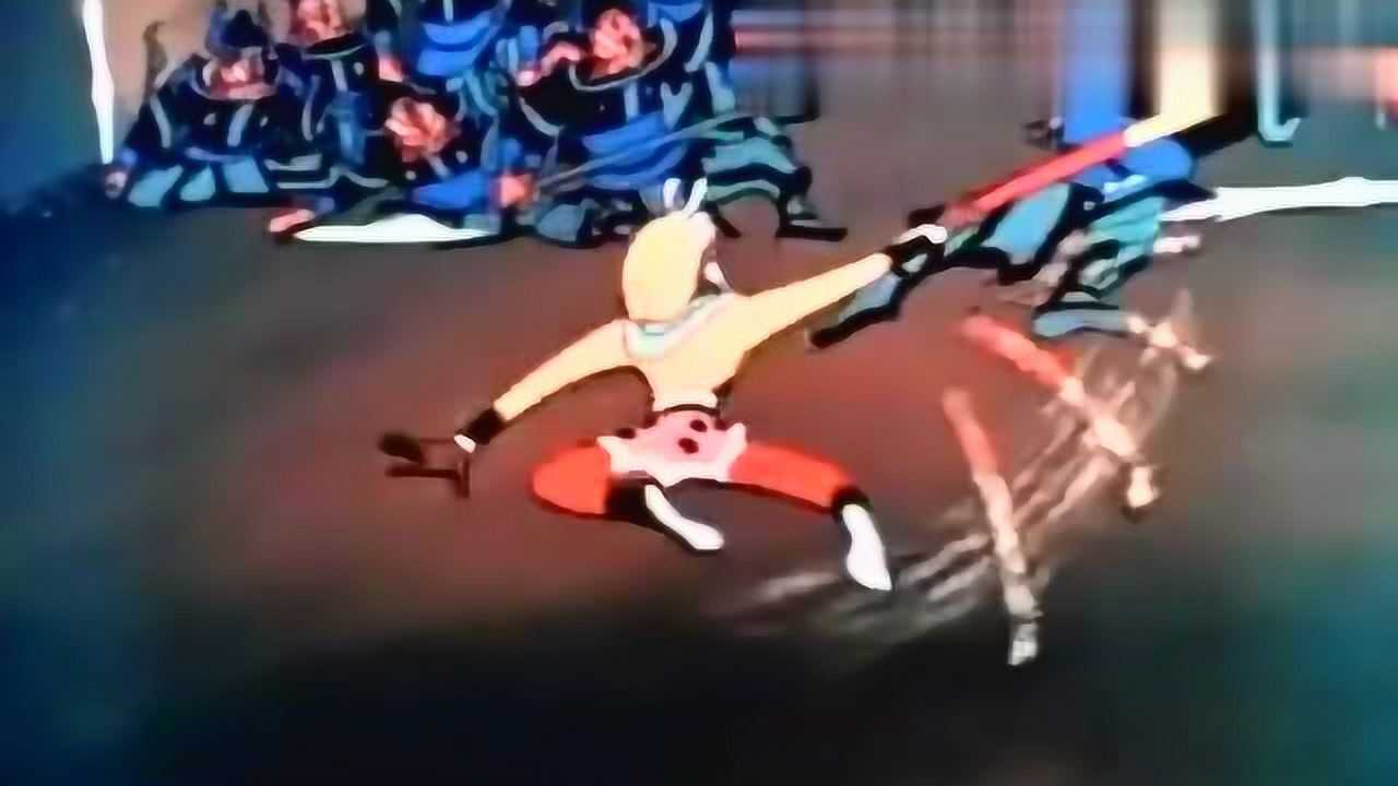 1961年前的大闹天宫动画版，孙悟空大战二郎神，超经典！_高清