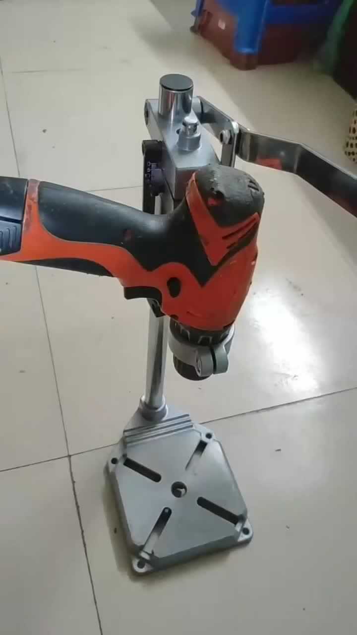 手电钻爆改台钻,好用至极