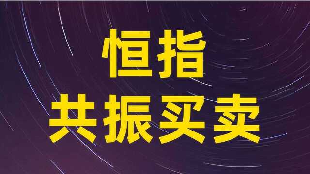 恒指日内做单 黄金分割+节奏线共振阻力买卖